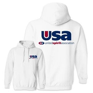 Varsity Spirit USA White Hooded Sweatshirt
Size Medium